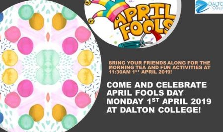 The April Fool’s Day Morning Party at Dalton College